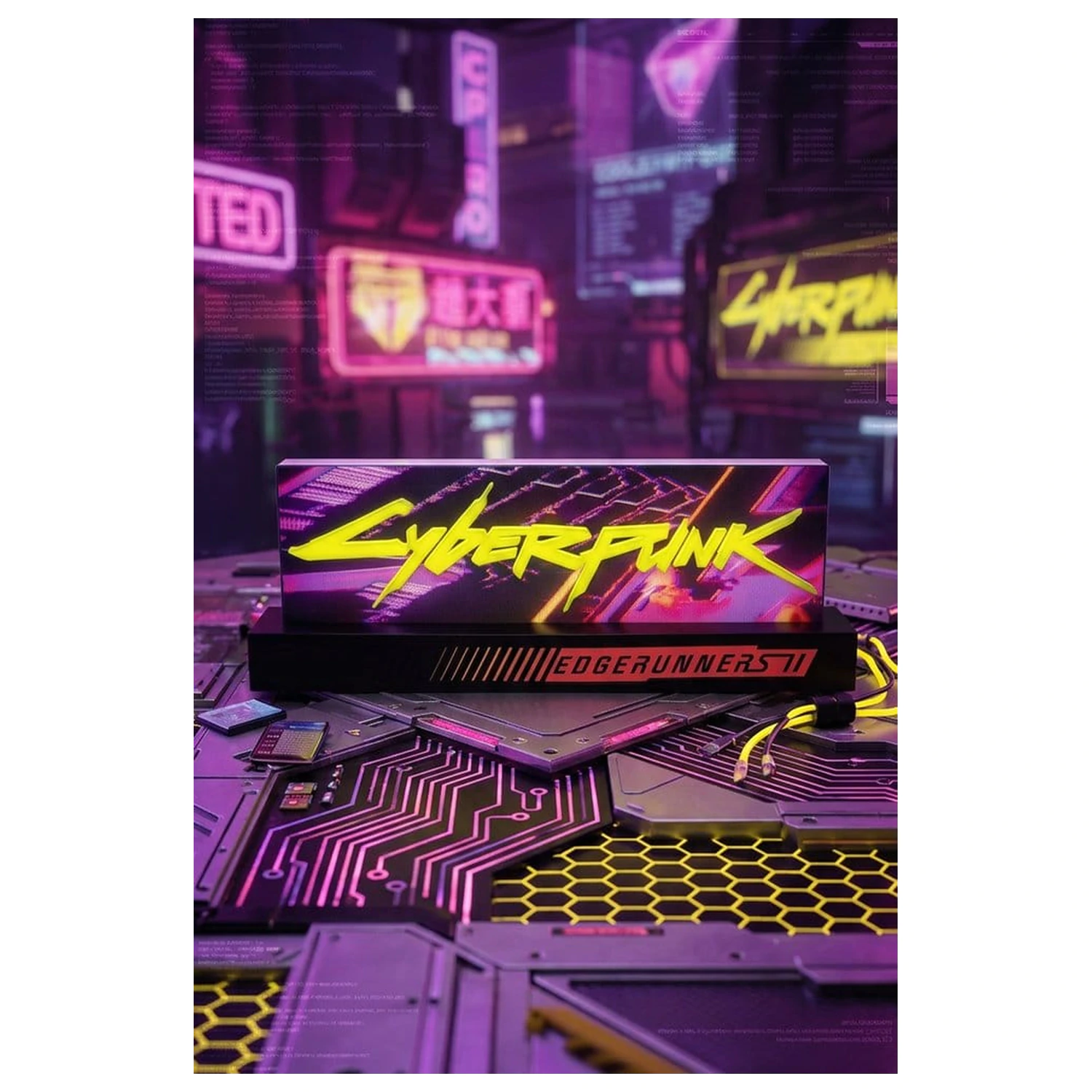 Cyberpunk: Edgerunners Logo Světlo Edgerunner 2 fotografii produktu
