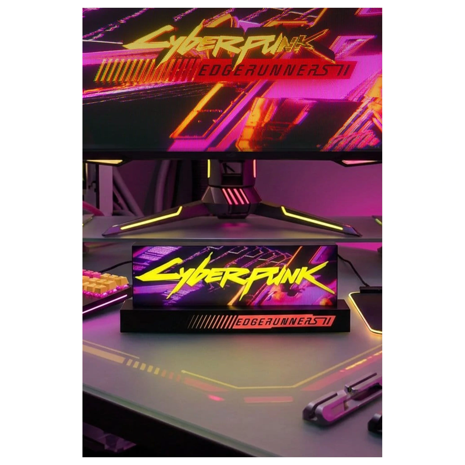 Cyberpunk: Edgerunners Logo Světlo Edgerunner 2 fotografii produktu