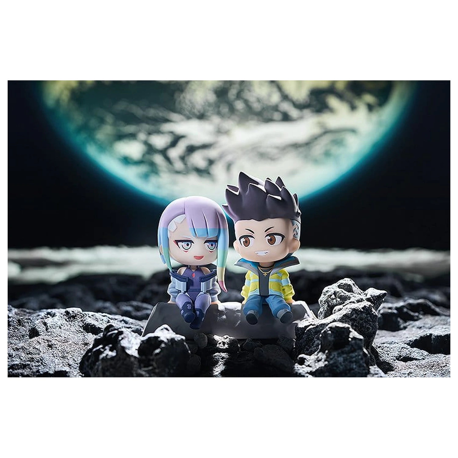 Cyberpunk: Edgerunners Qset+ PVC figurky 2-pack David & Lucy 8 cm fotografii produktu