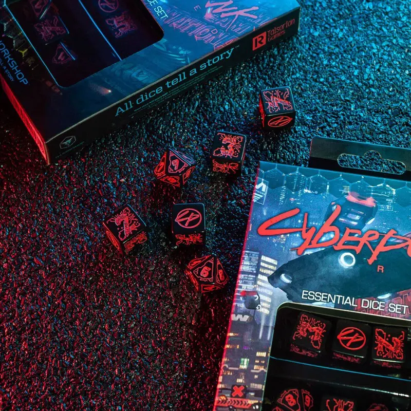 Cyberpunk Edition Sada kostek Night City Essential (6 ks) fotografii produktu