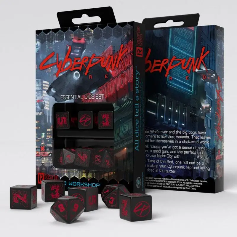 Cyberpunk Edition Sada kostek Night City Essential (6 ks) fotografii produktu