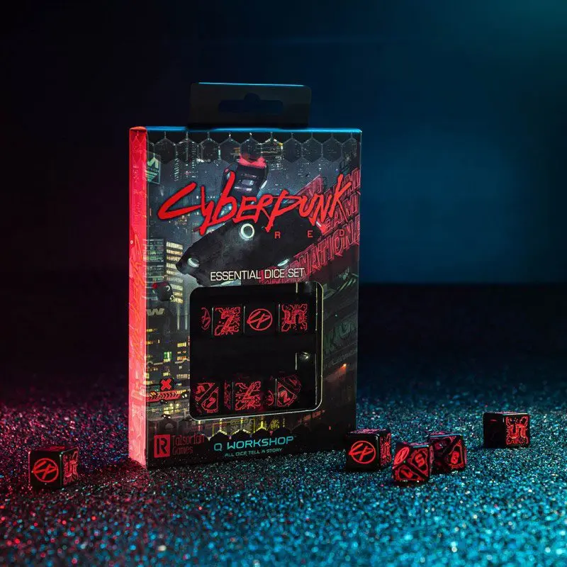 Cyberpunk Edition Sada kostek Night City Essential (6 ks) fotografii produktu
