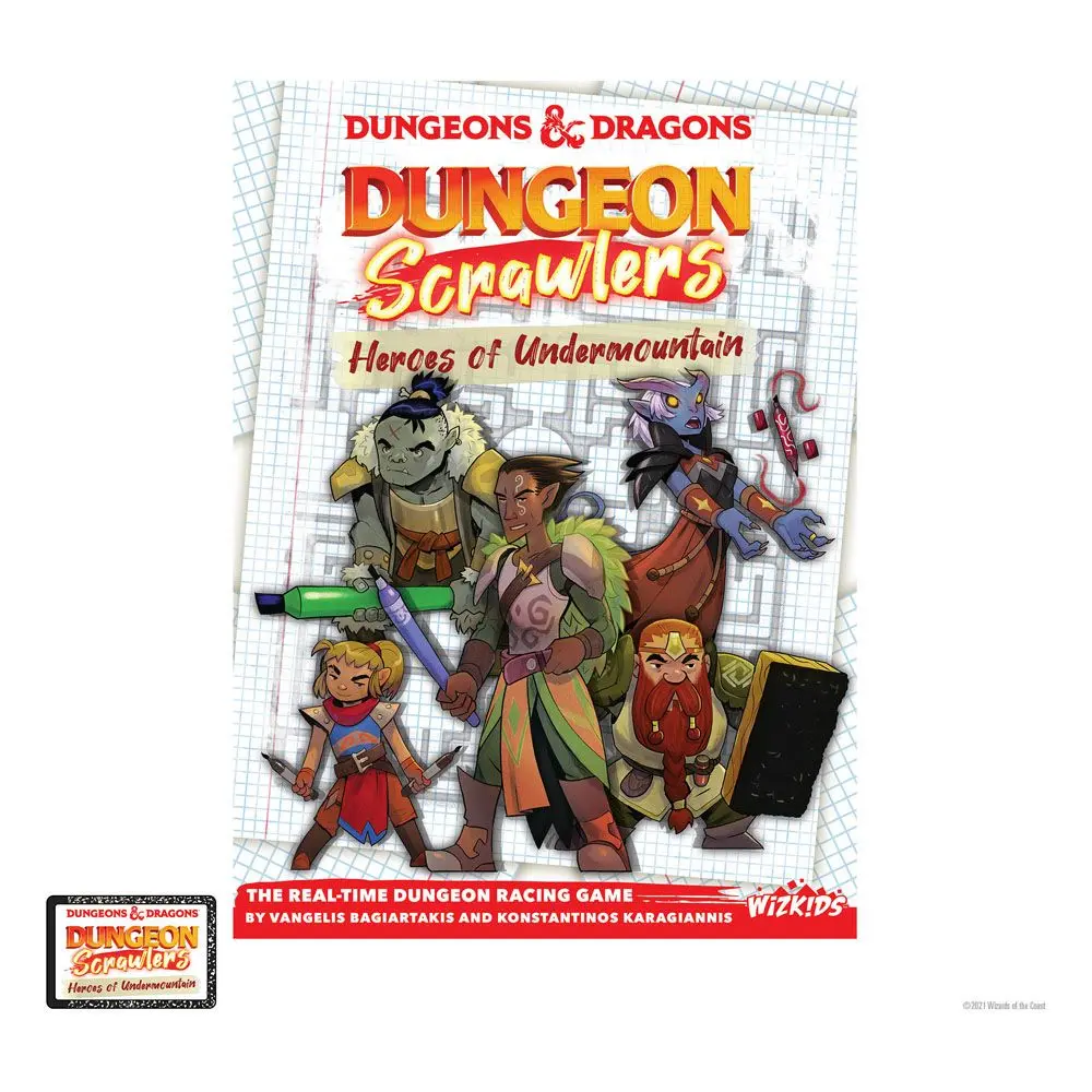 D&amp;D Dungeon Scrawlers: Heroes of Undermountain Stolní hra *Anglická verze* fotografii produktu