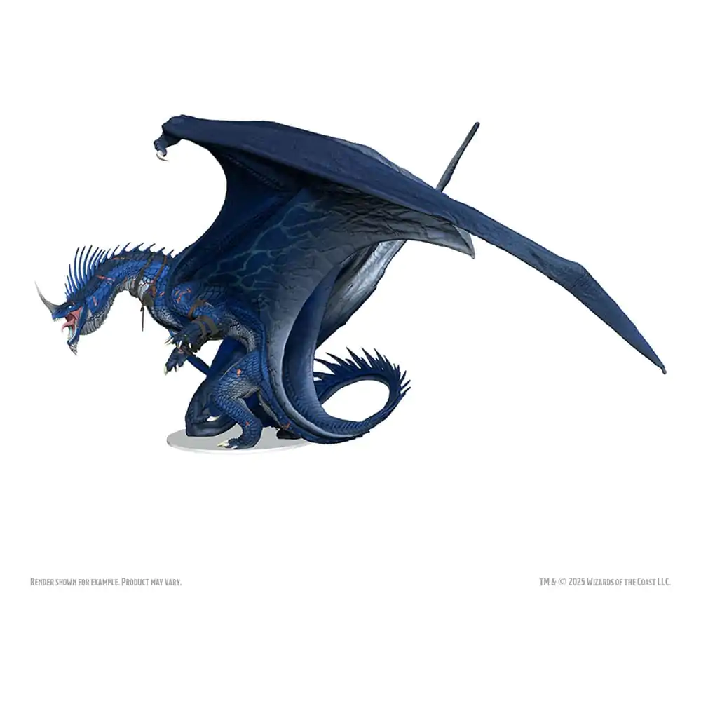 D&D Icons of the Realms Balené předbarvené Miniatury Ancient Blue Dragon 20 cm fotografii produktu