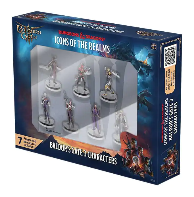 D&D Icons of the Realms předbarvené Miniatury Planescape: Baldur's Gate 3 - Balené sady postavy fotografii produktu