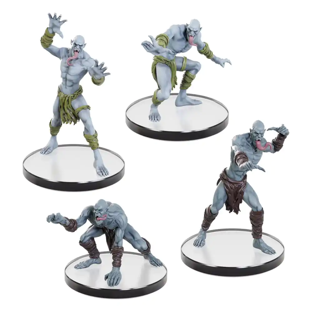 D&D Icons of the Realms předbarvené miniatury Undead Armies - Sada Ghouls & Ghasts fotografii produktu