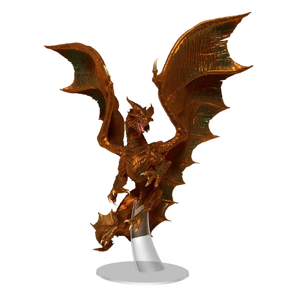 D&D Icons of the Realms předbarvená miniatura Adult Copper Dragon fotografii produktu