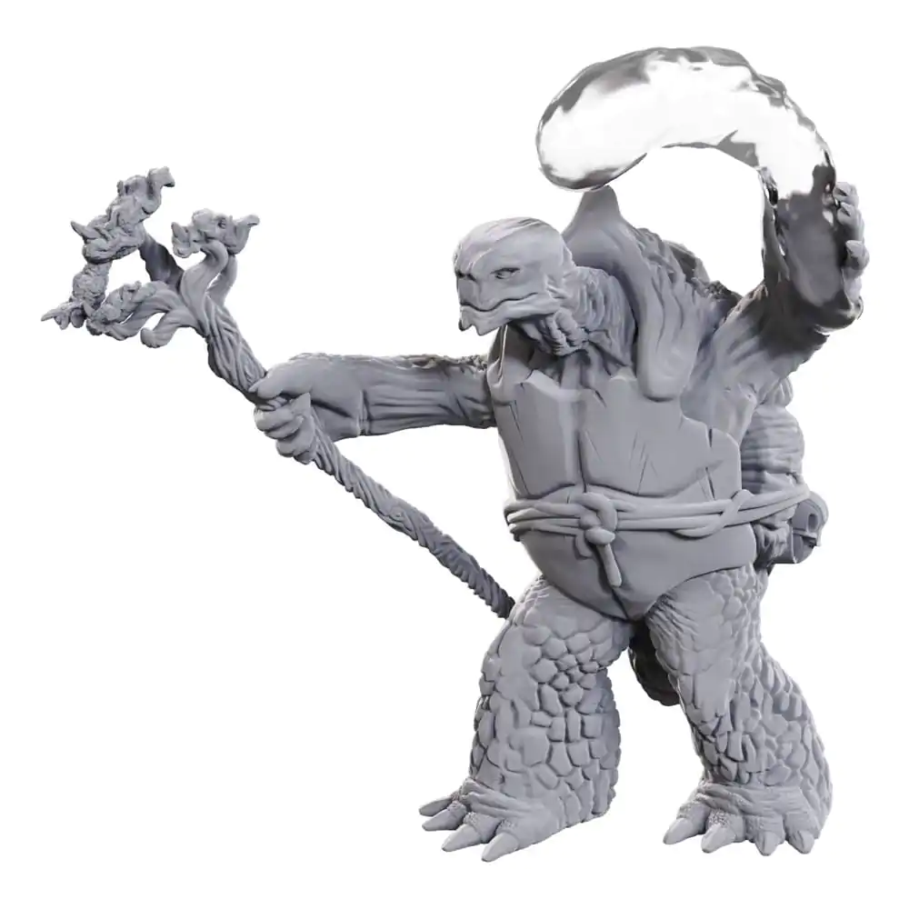 D&D Nolzur's Marvelous Miniatures nenabarvené miniatury Tortle Druid & Wild Shape Giant Lizard fotografii produktu