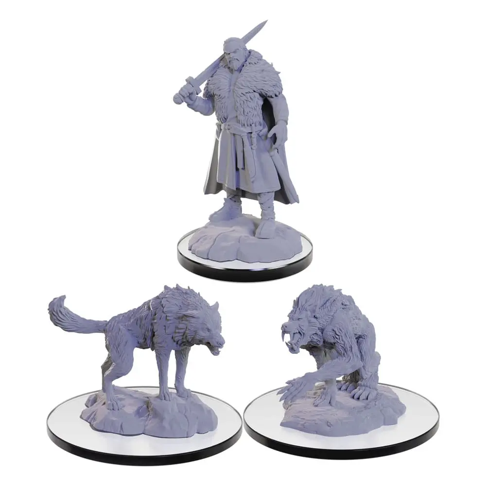 D&D Nolzur's Marvelous Miniatures miniatura Nenabarvený Loup Garou fotografii produktu