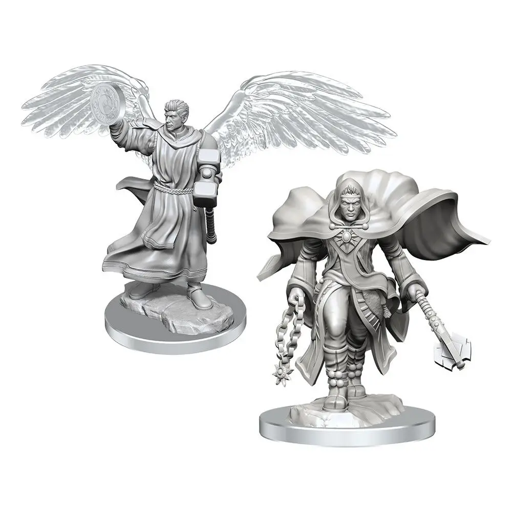 D&D Nolzur's Marvelous Miniatures Nenabarvené Miniatury 2-Pack Aasimar Klerik Muž fotografii produktu