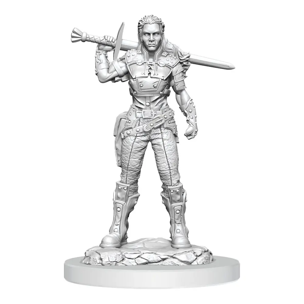 D&D Nolzur's Marvelous Miniatures Nenabarvené Miniatury 2-Pack Orc Fighter Female fotografii produktu