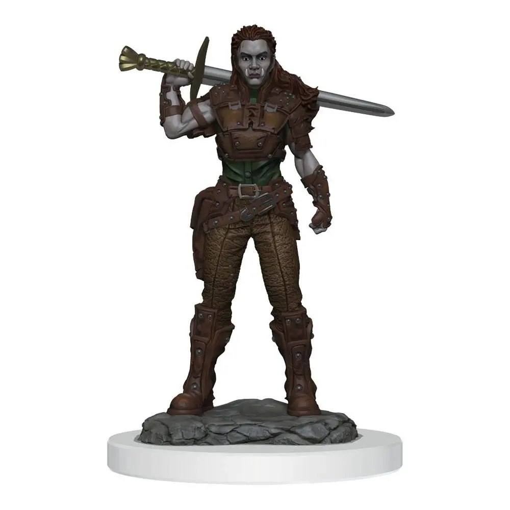 D&D Nolzur's Marvelous Miniatures Nenabarvené Miniatury 2-Pack Orc Fighter Female fotografii produktu