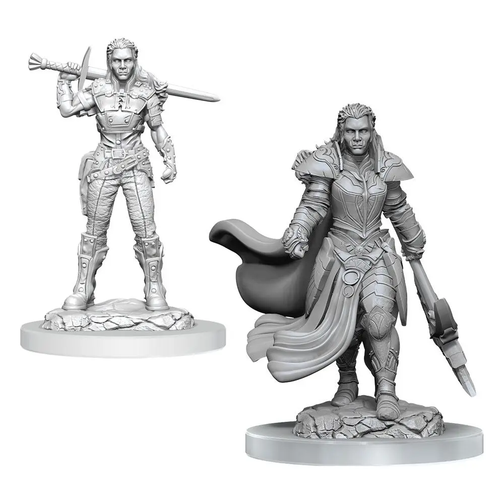 D&D Nolzur's Marvelous Miniatures Nenabarvené Miniatury 2-Pack Orc Fighter Female fotografii produktu
