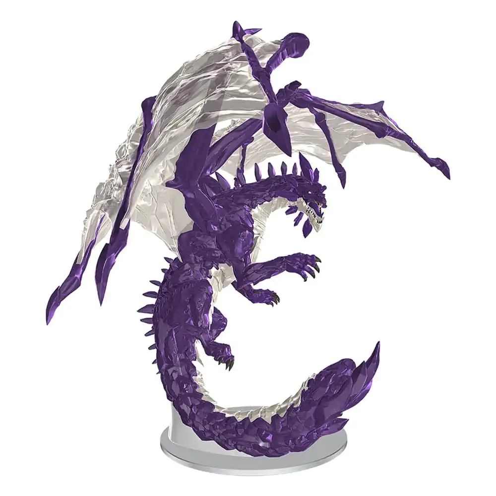 D&D Icons of the Realms Boxed prepainted Miniatures Adult Amethyst Dragon 38 cm fotografii produktu
