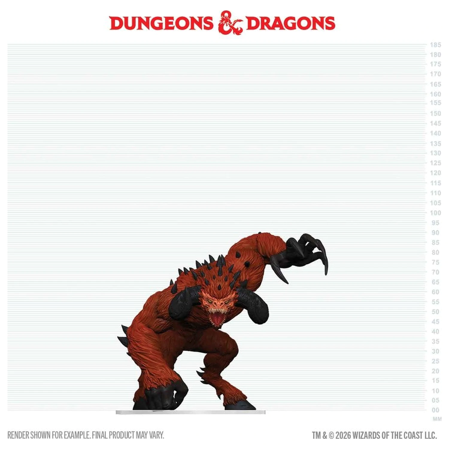 D&D Icons of the Realms Boxed prepainted Miniatures Goristro 15 cm fotografii produktu