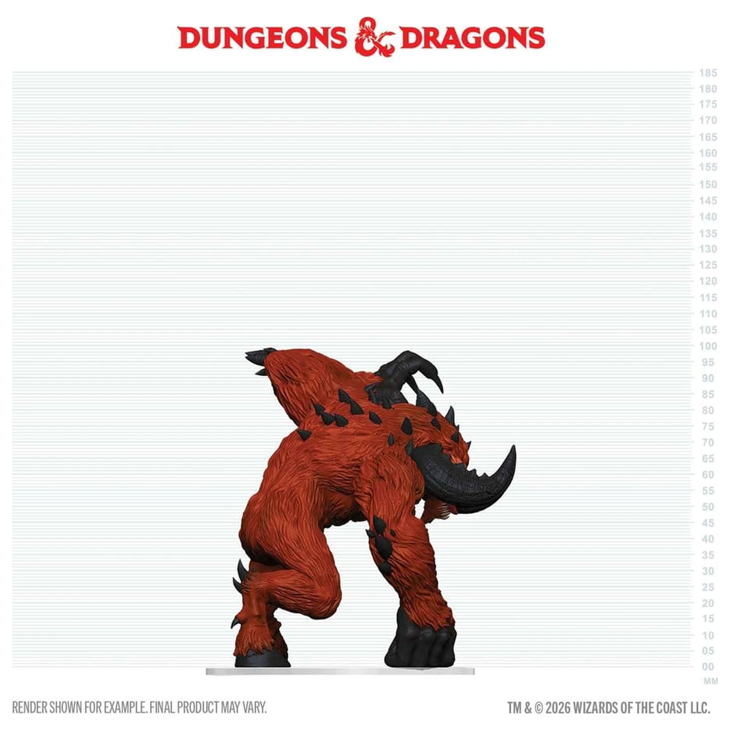 D&D Icons of the Realms Boxed prepainted Miniatures Goristro 15 cm fotografii produktu
