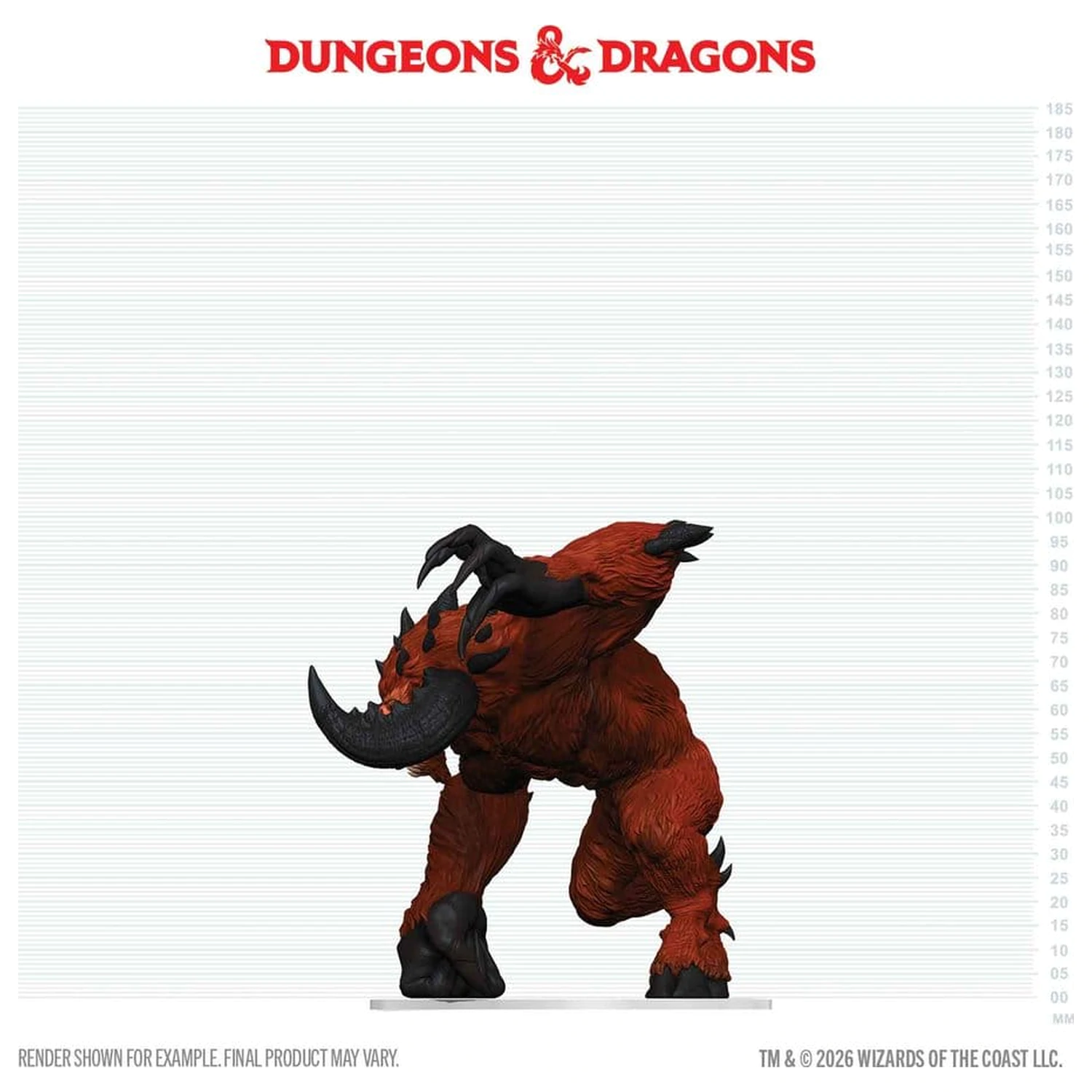 D&D Icons of the Realms Boxed prepainted Miniatures Goristro 15 cm fotografii produktu