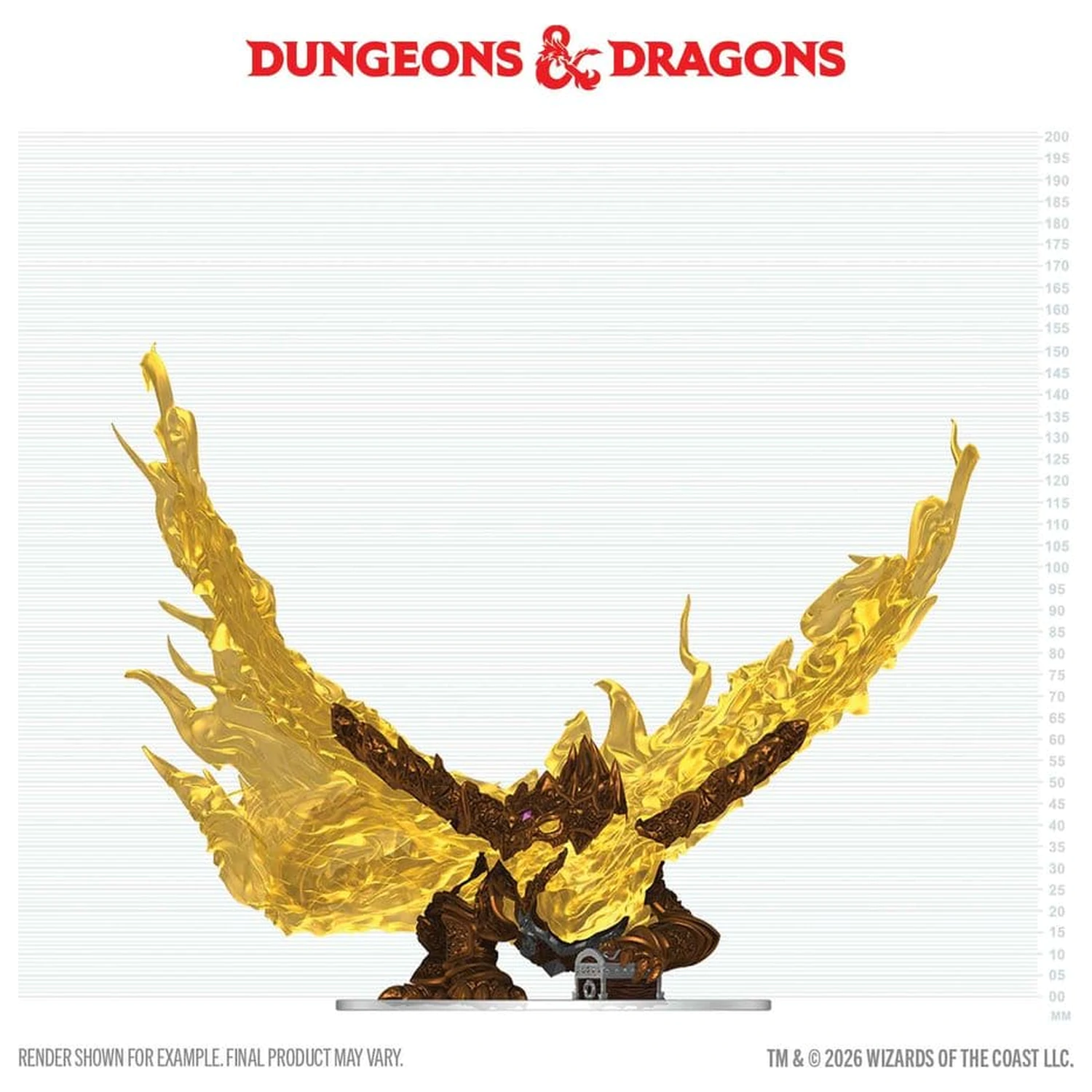 D&D Icons of the Realms Boxed prepainted Miniatures Hollow Dragon 18 cm fotografii produktu