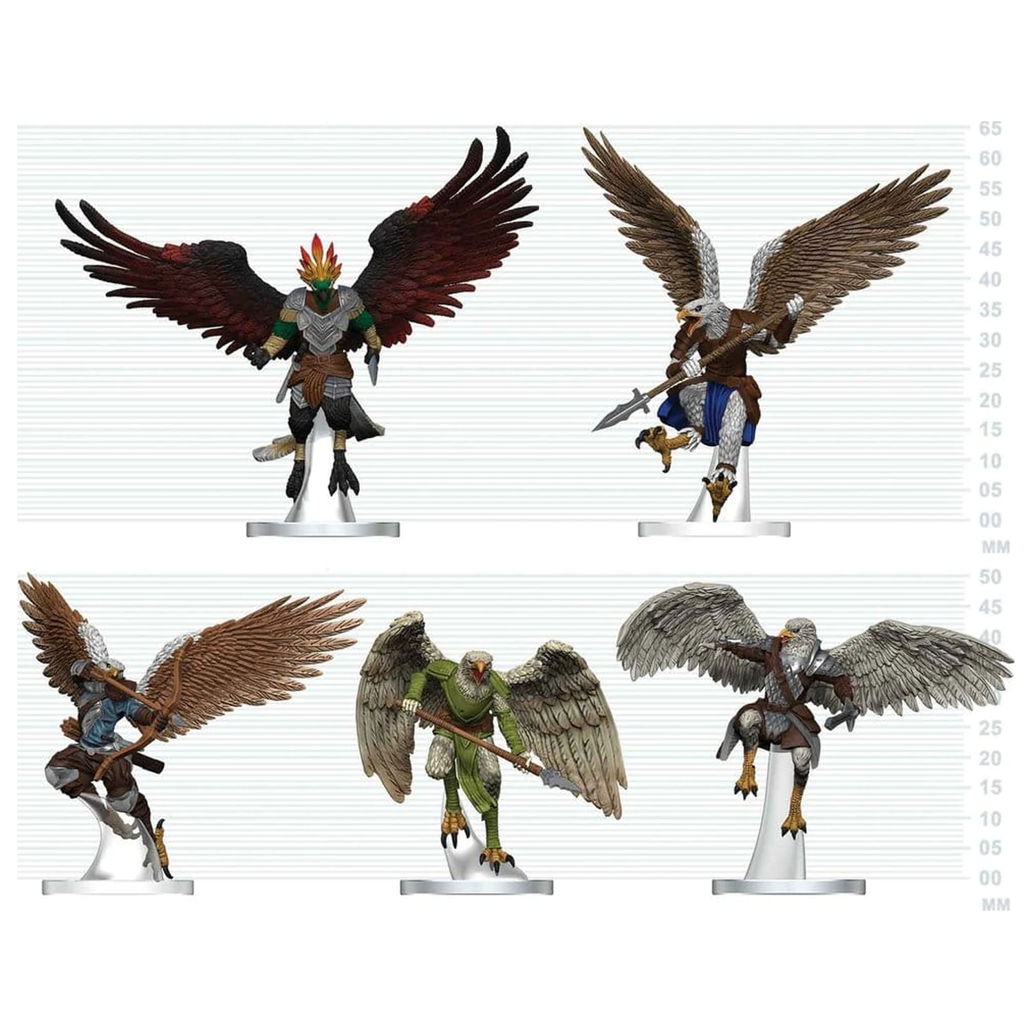 D&D Icons of the Realms Mini figurky Aarakocra Flock 20 cm fotografii produktu