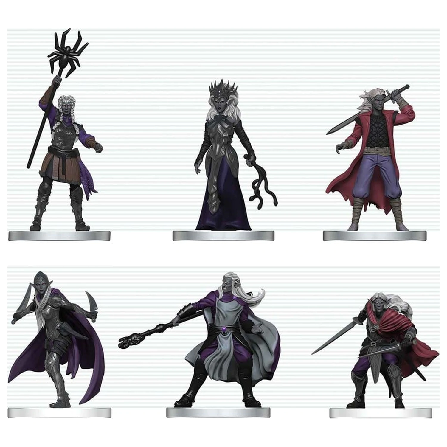 D&D Icons of the Realms Mini figurky Drow Warband 20 cm fotografii produktu