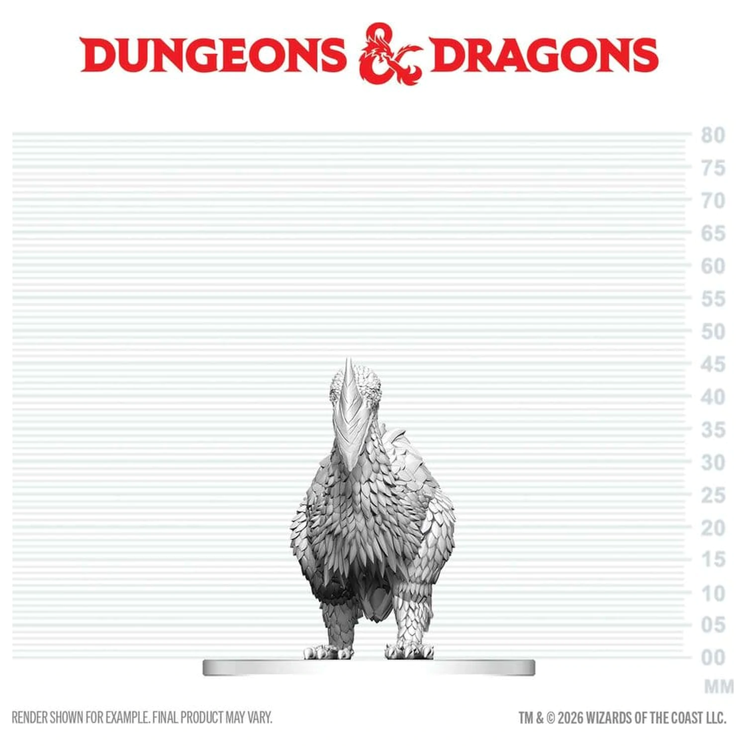 D&D Nolzur's Marvelous Miniatures Mini figurka Axe Beak fotografii produktu