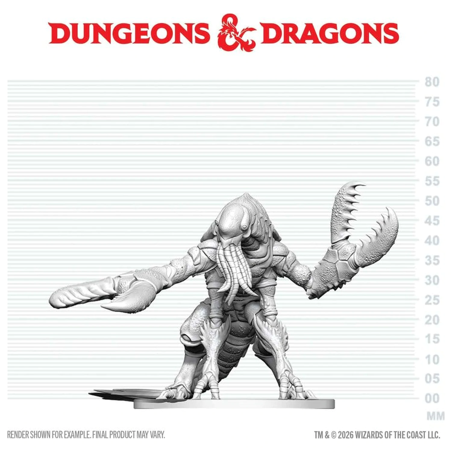 D&D Nolzur's Marvelous Miniatures Mini figurka Chuul fotografii produktu