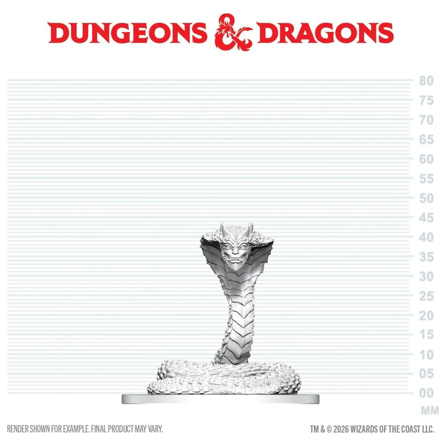 D&D Nolzur's Marvelous Miniatures Mini figurka Guardian Naga fotografii produktu