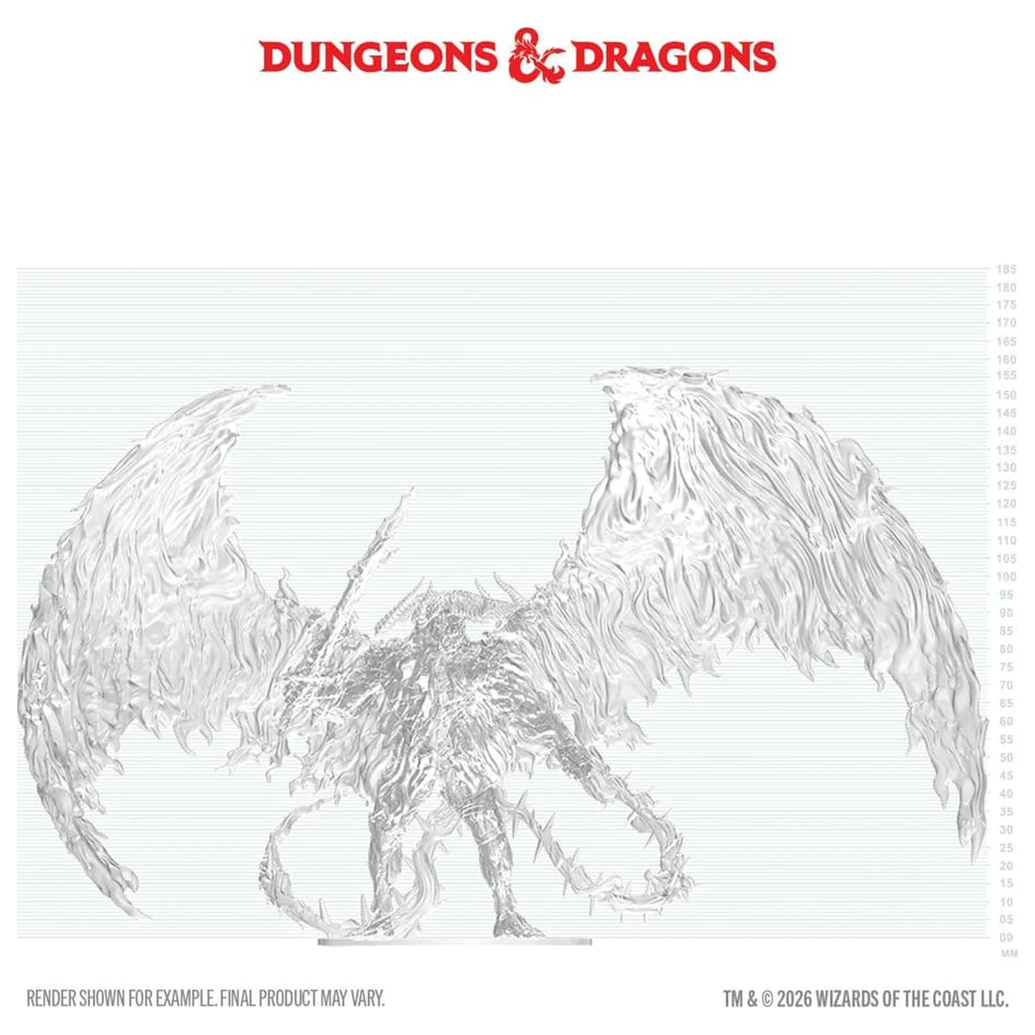 D&D Nolzur's Marvelous Miniatures nenabarvená krabicová miniatura Balor 20 cm fotografii produktu