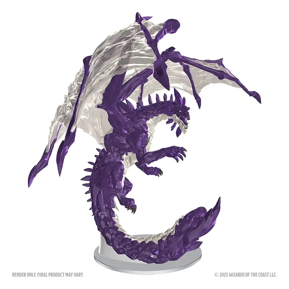D&D Nolzur's Marvelous Miniatures nenabarvená miniatura Dospělý Ametystový drak 38 cm fotografii produktu