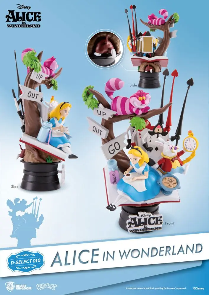 Alice in Wonderland D-Select PVC Diorama 15 cm fotografii produktu