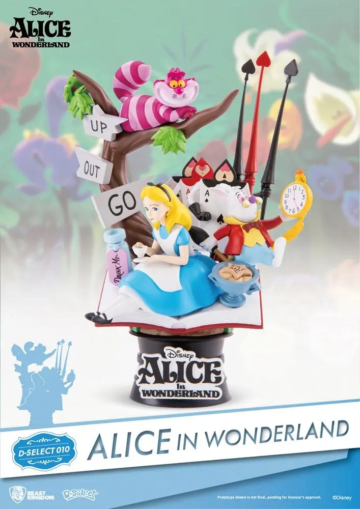 Alice in Wonderland D-Select PVC Diorama 15 cm fotografii produktu