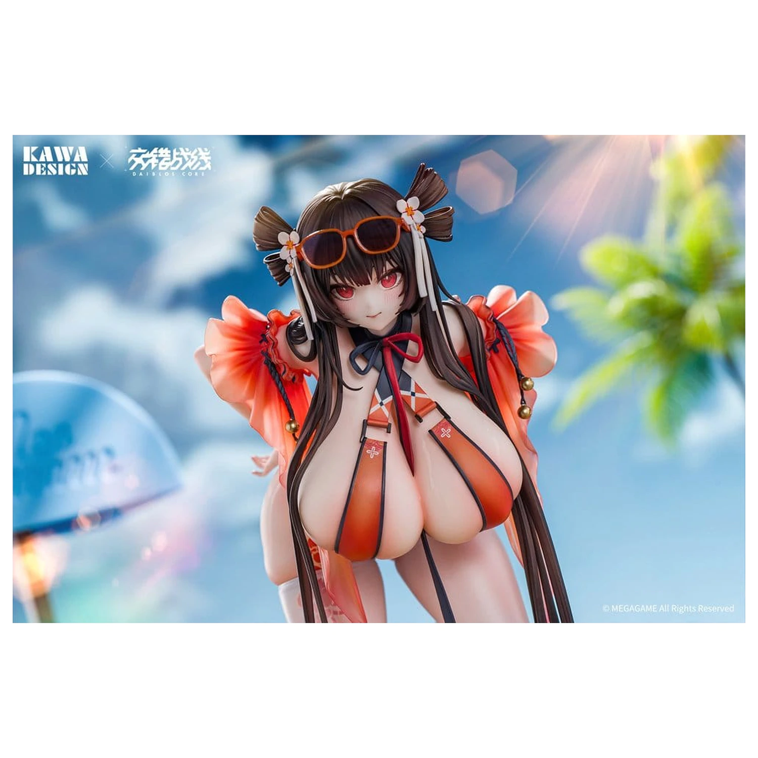Daiblos Core PVC figurka 1/6 Maree Rouge Rakubai no Utage Wet Ver. 25 cm fotografii produktu