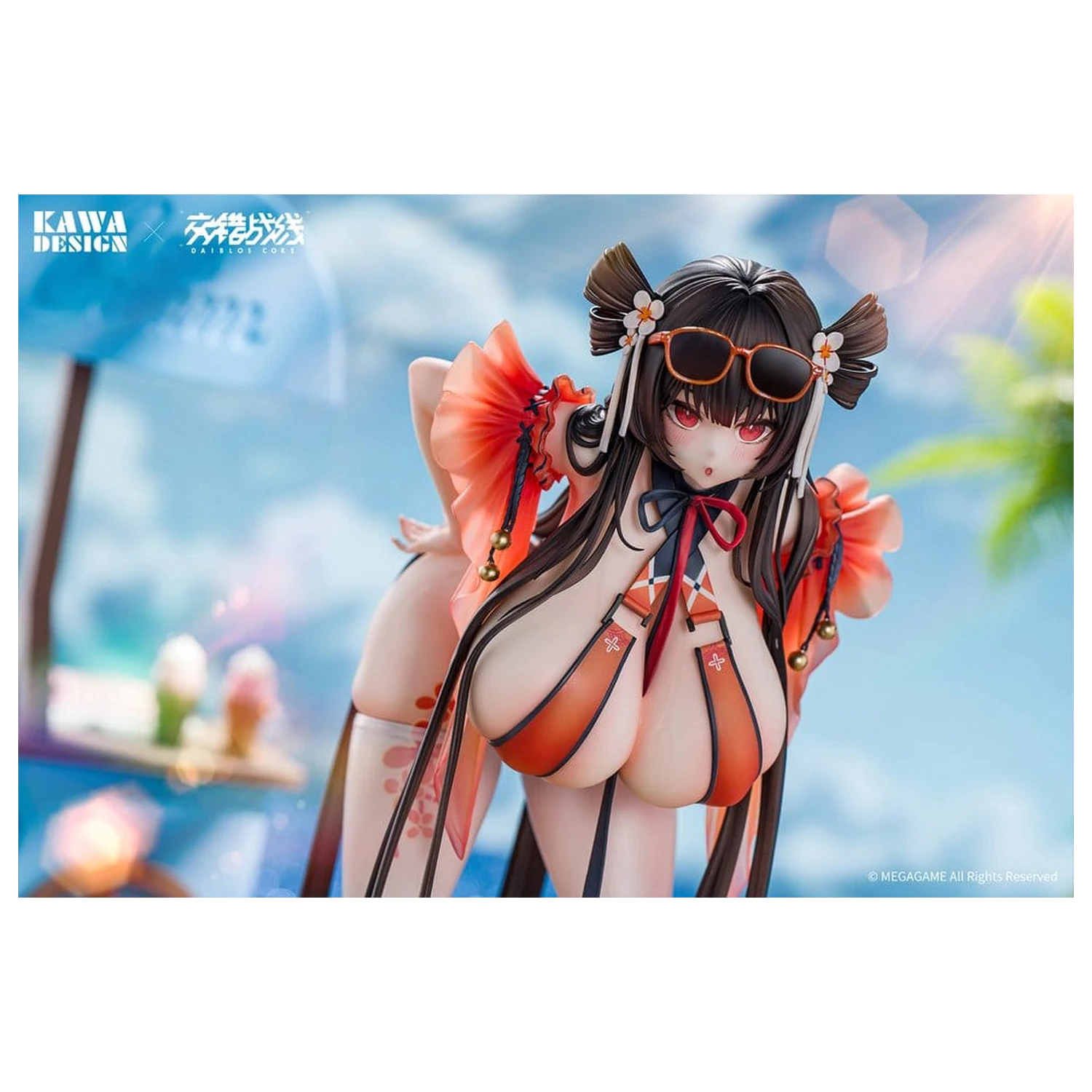 Daiblos Core PVC figurka 1/6 Maree Rouge Rakubai no Utage Wet Ver. 25 cm fotografii produktu