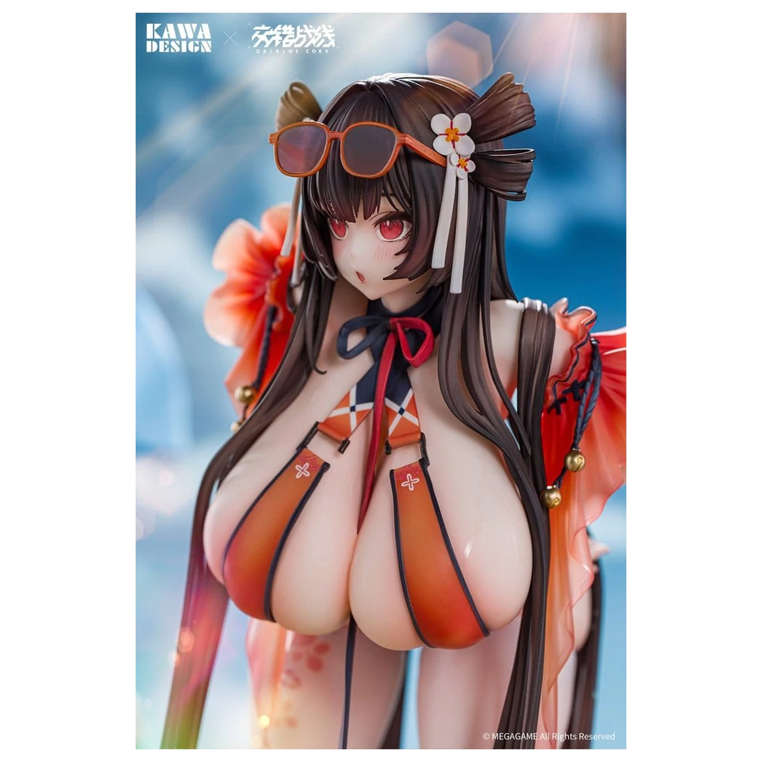 Daiblos Core PVC figurka 1/6 Maree Rouge Rakubai no Utage Wet Ver. 25 cm fotografii produktu