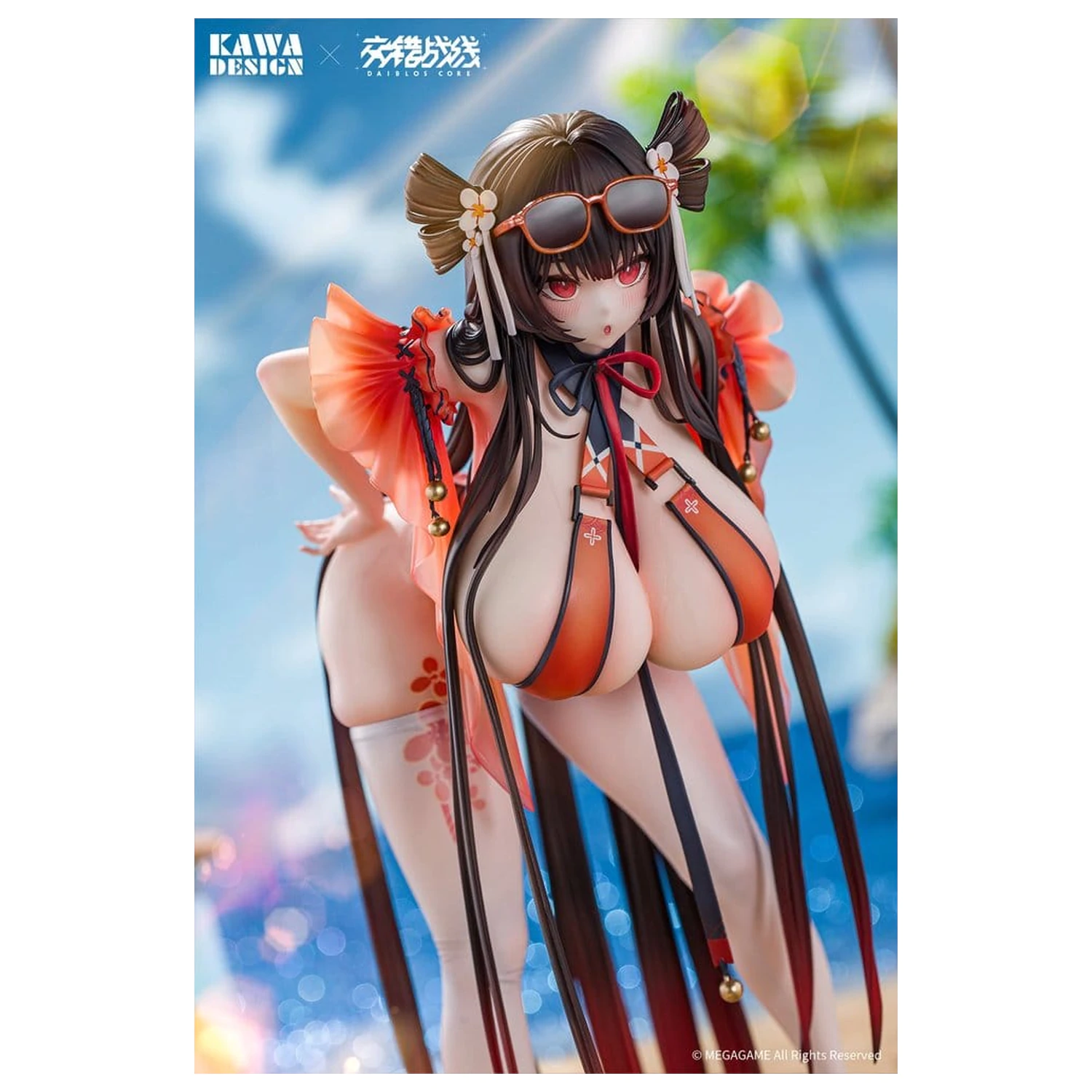 Daiblos Core PVC figurka 1/6 Maree Rouge Rakubai no Utage Wet Ver. 25 cm fotografii produktu