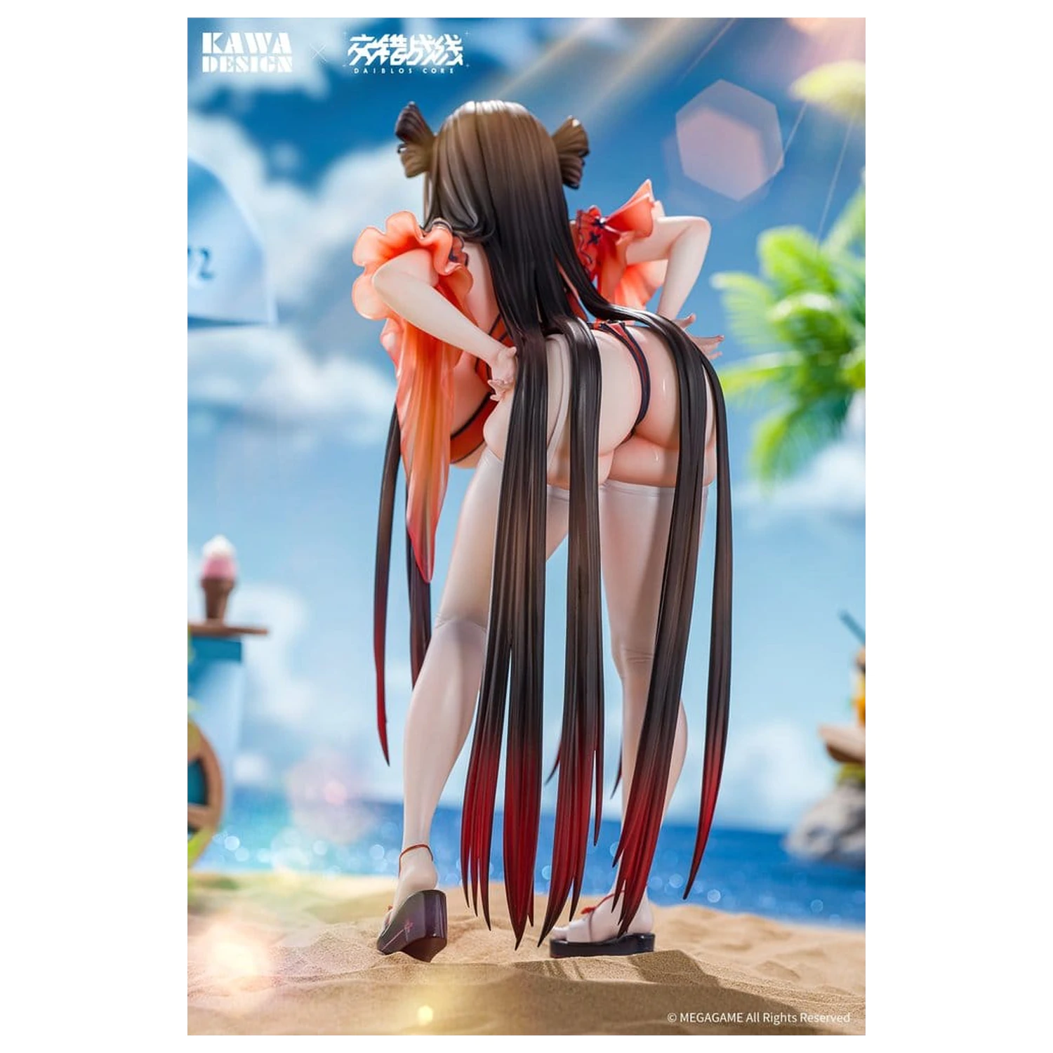 Daiblos Core PVC figurka 1/6 Maree Rouge Rakubai no Utage Wet Ver. 25 cm fotografii produktu