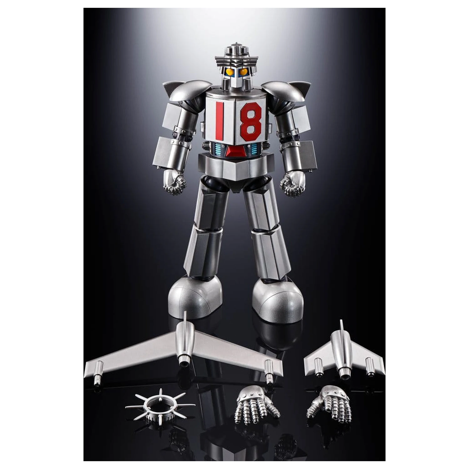 Daitetsujin 17 Soul of Chogokin Diecast akční figurka GX-101S Daitetsujin 17 & 18 Graviton Box 18 cm fotografii produktu