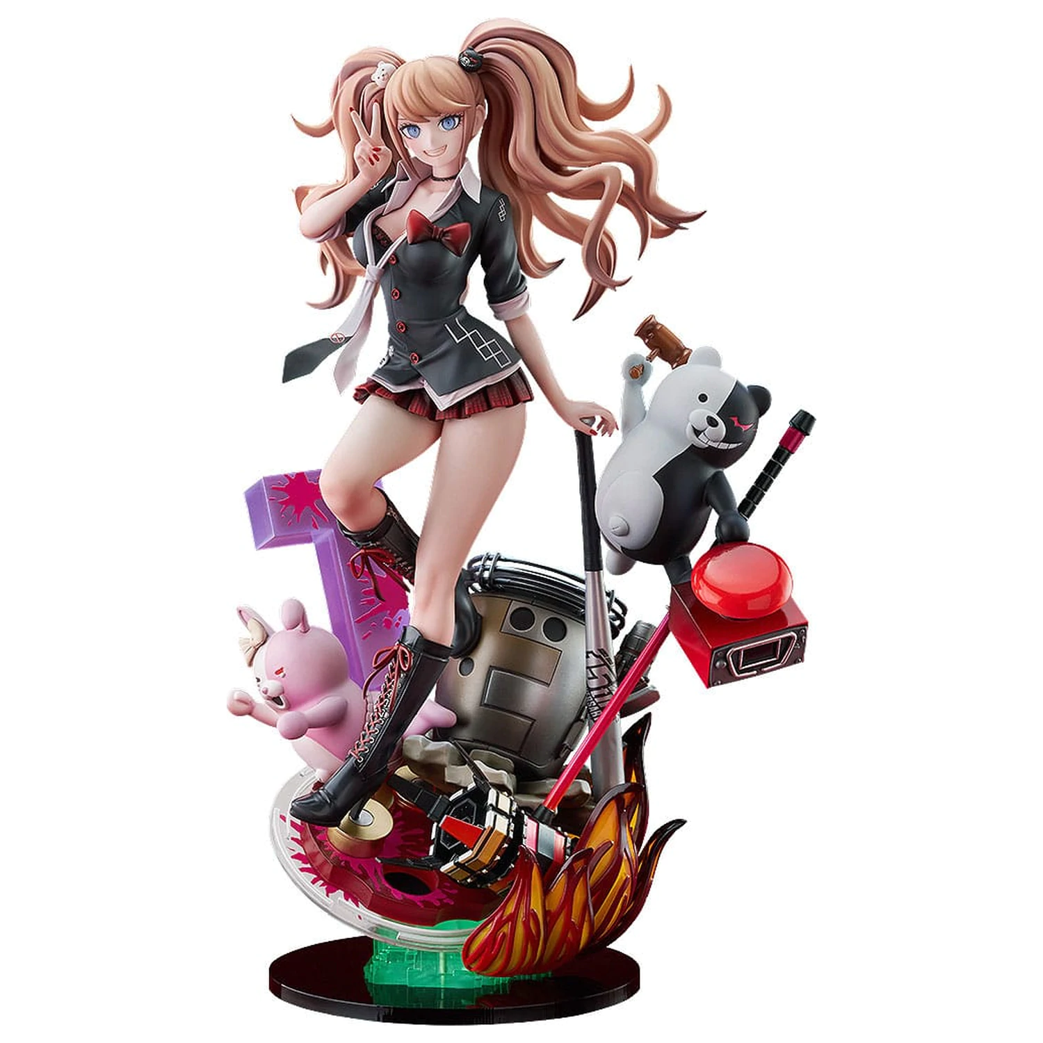 Danganronpa PVC socha 1/7 Junko Enoshima: 15th Anniversary Ver. 28 cm fotografii produktu