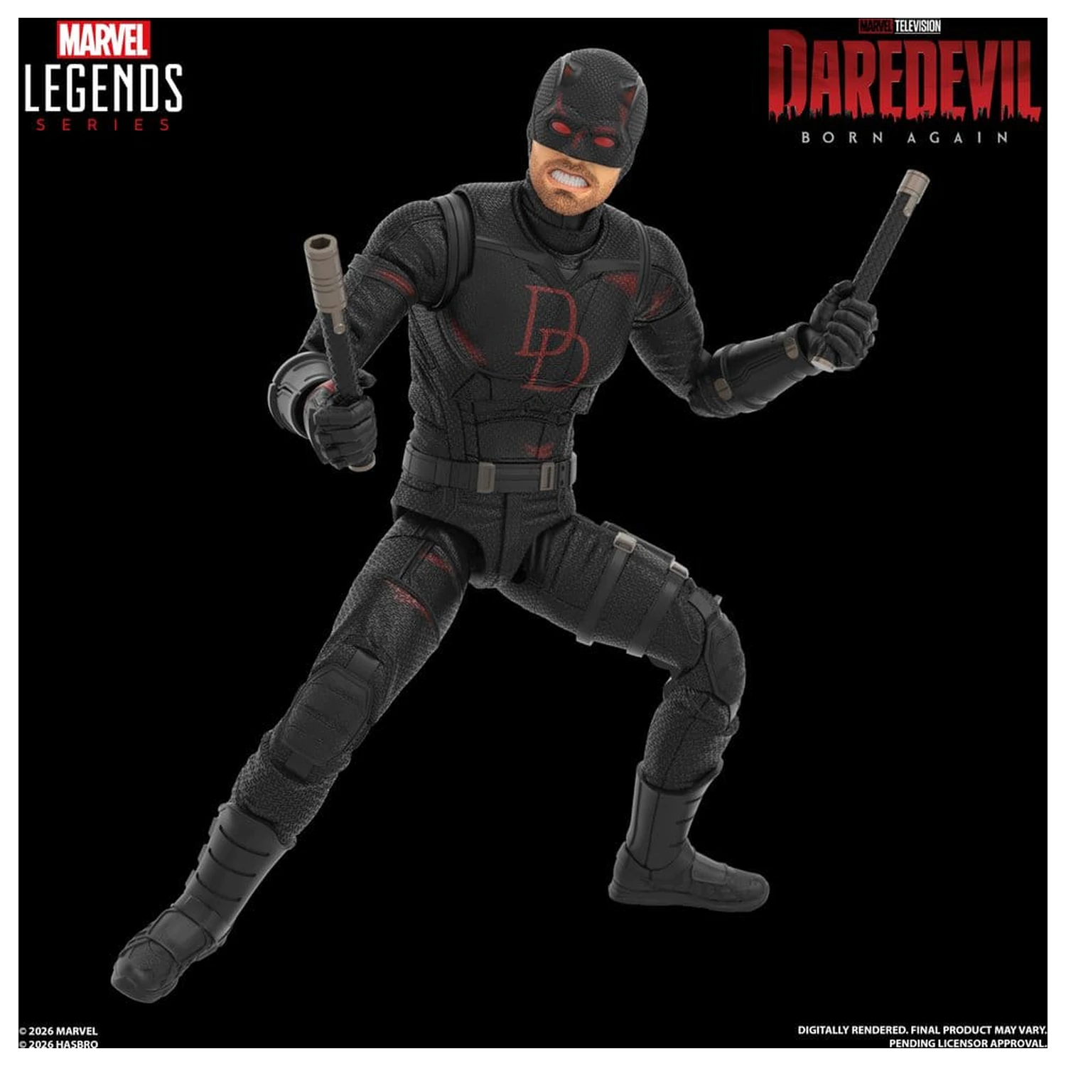 Daredevil: Born Again Marvel Legends akční figurky 2-Pack Daredevil & Jessica Jones 15 cm fotografii produktu