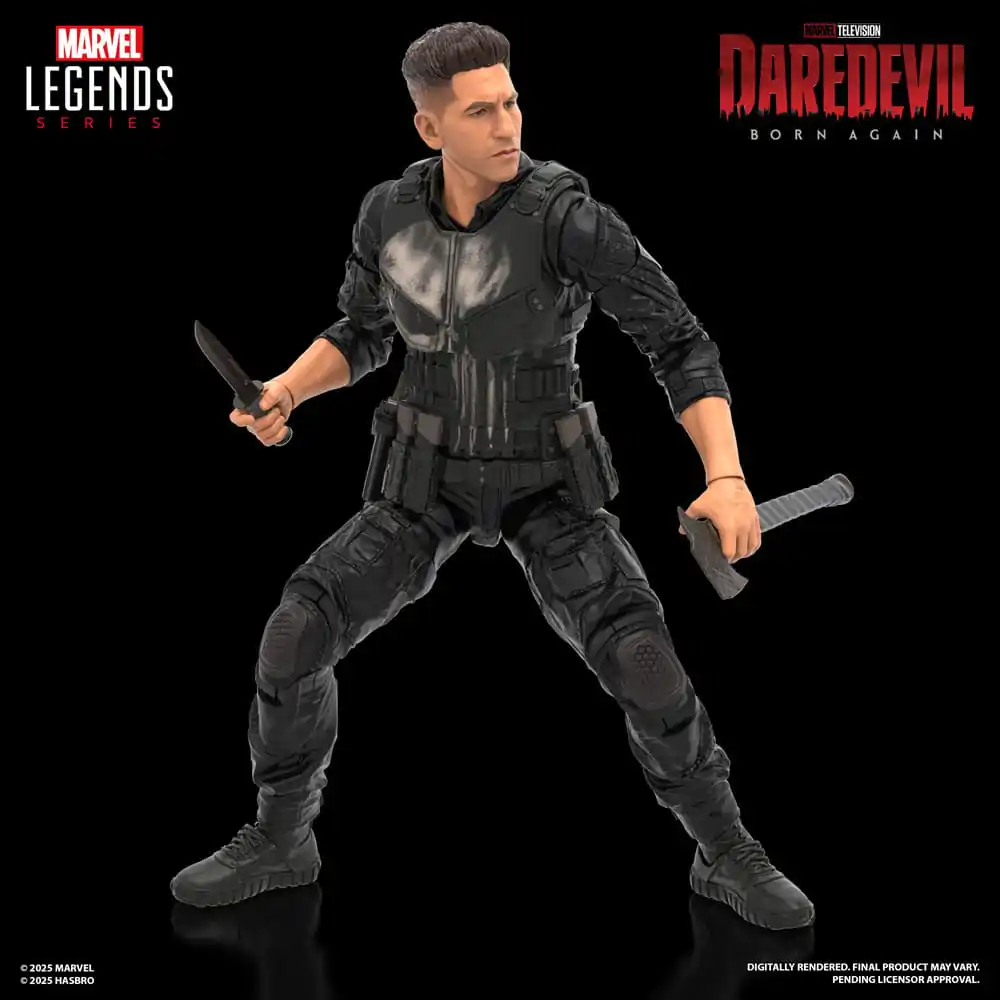 Daredevil: Born Again Marvel Legends Akční figurka Punisher 15 cm fotografii produktu