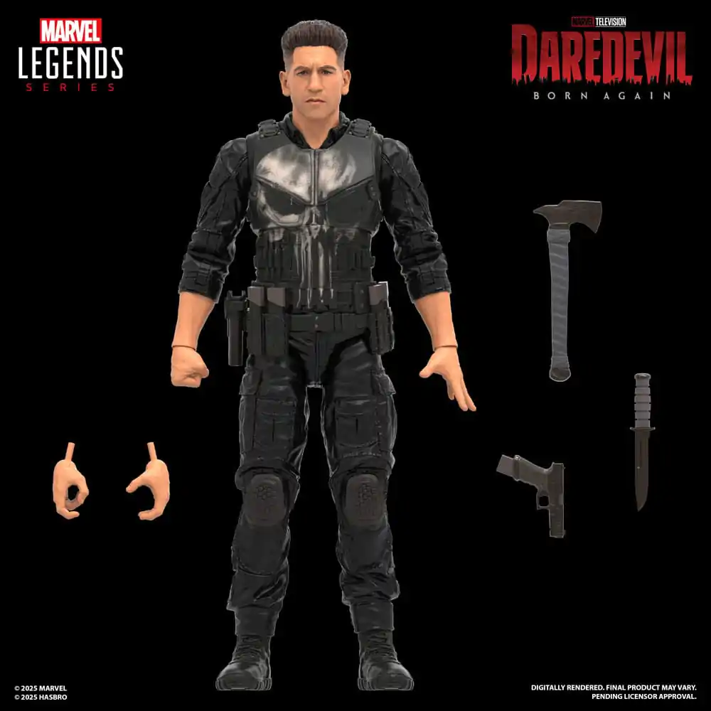 Daredevil: Born Again Marvel Legends Akční figurka Punisher 15 cm fotografii produktu