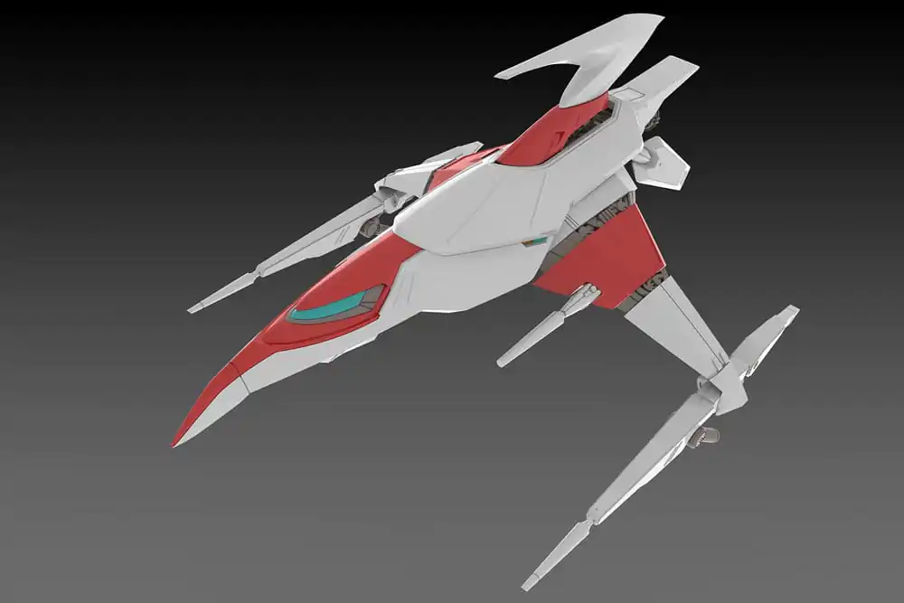 Dariusburst CS Core Plastiková stavebnice 1/144 Legend Silver Hawk 3F-1B Space Fighter 14 cm fotografii produktu