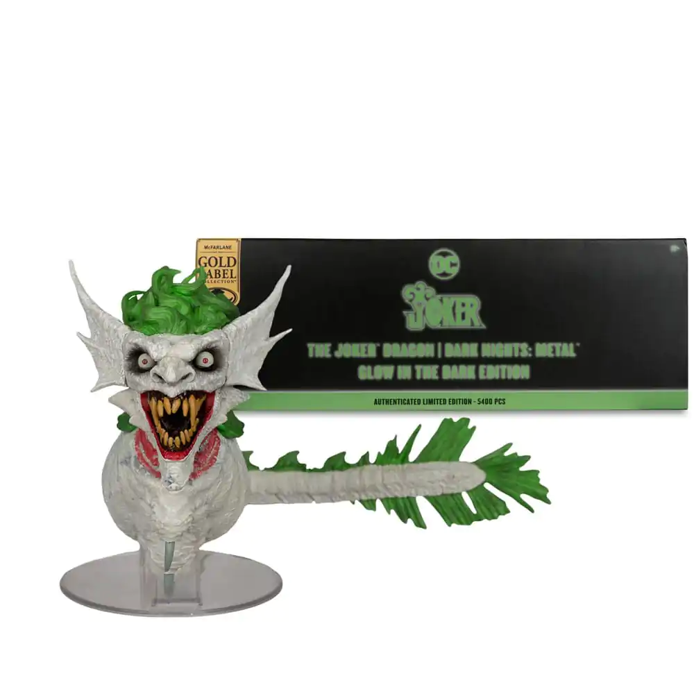 Dark Nights: Metal DC Multiverse akční figurka The Joker Dragon svítící ve tmě edice (Gold Label) 25 cm fotografii produktu