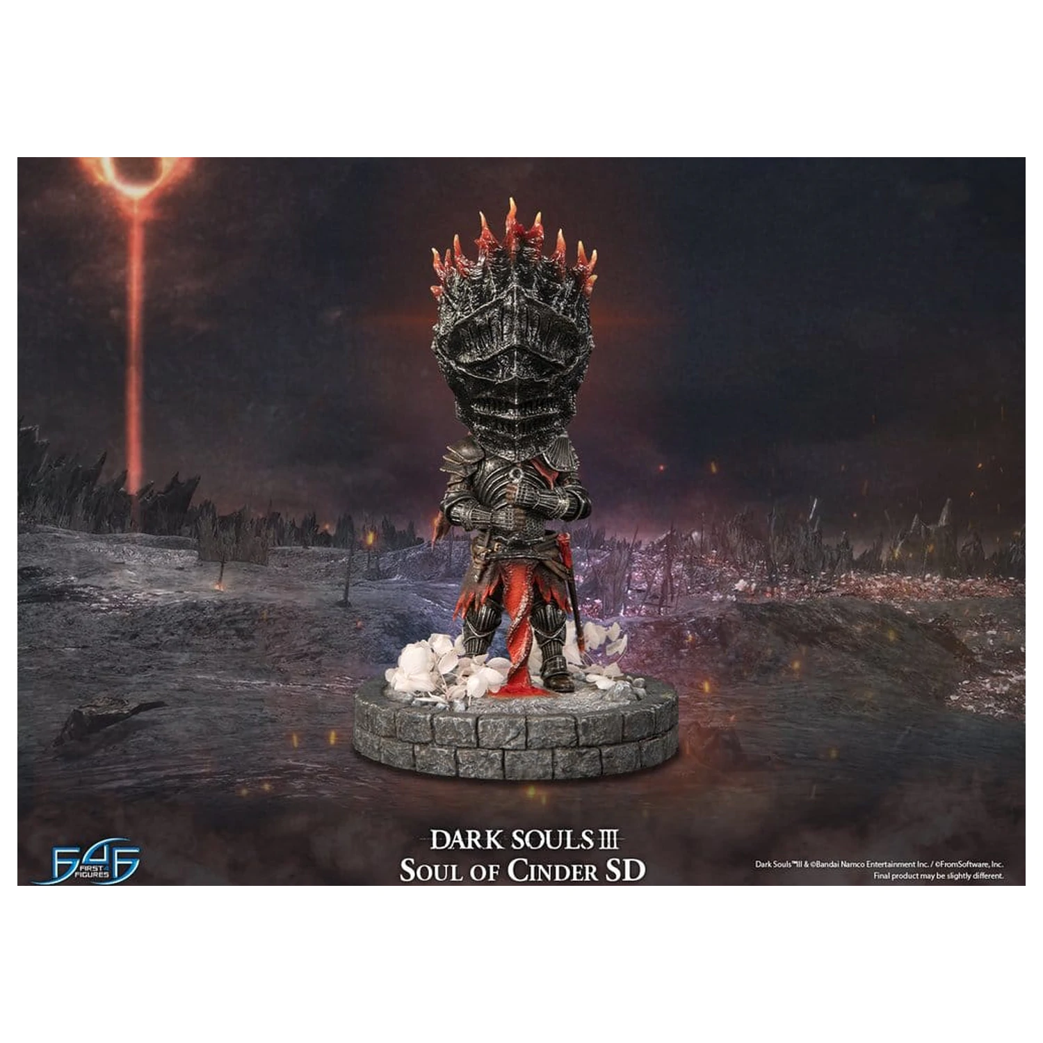 Dark Souls III Pryskyřicová Socha Soul of Cinder SD 22 cm fotografii produktu
