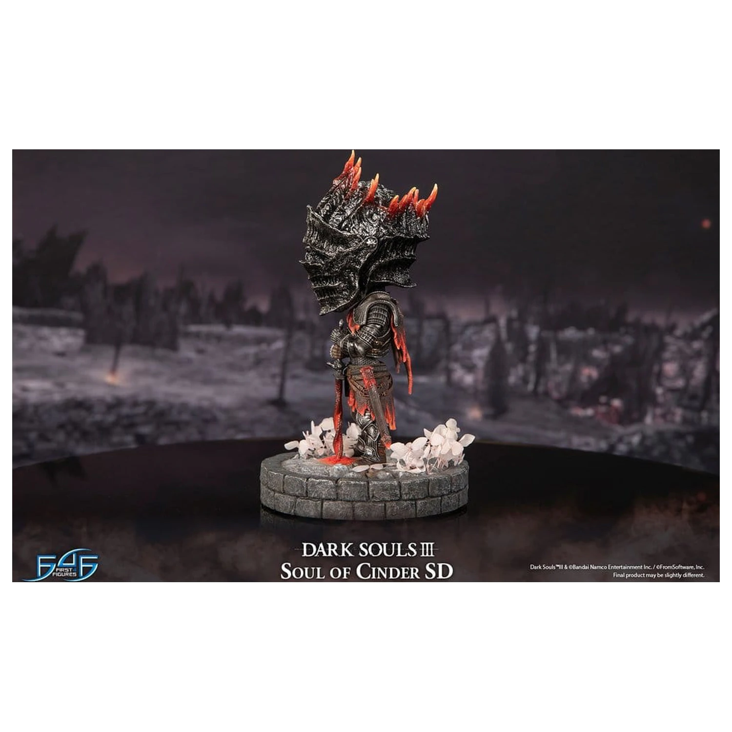 Dark Souls III Pryskyřicová Socha Soul of Cinder SD 22 cm fotografii produktu