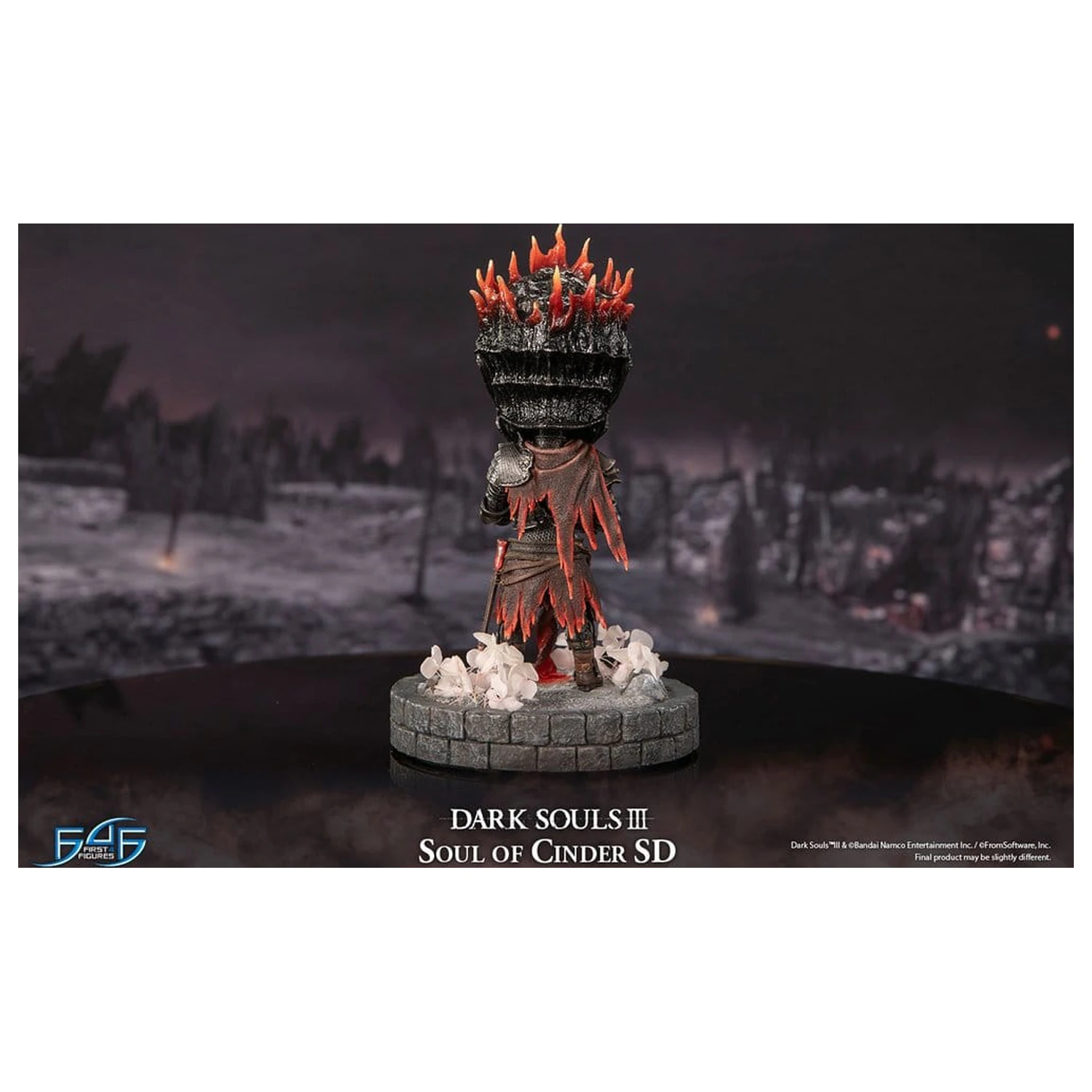 Dark Souls III Pryskyřicová Socha Soul of Cinder SD 22 cm fotografii produktu