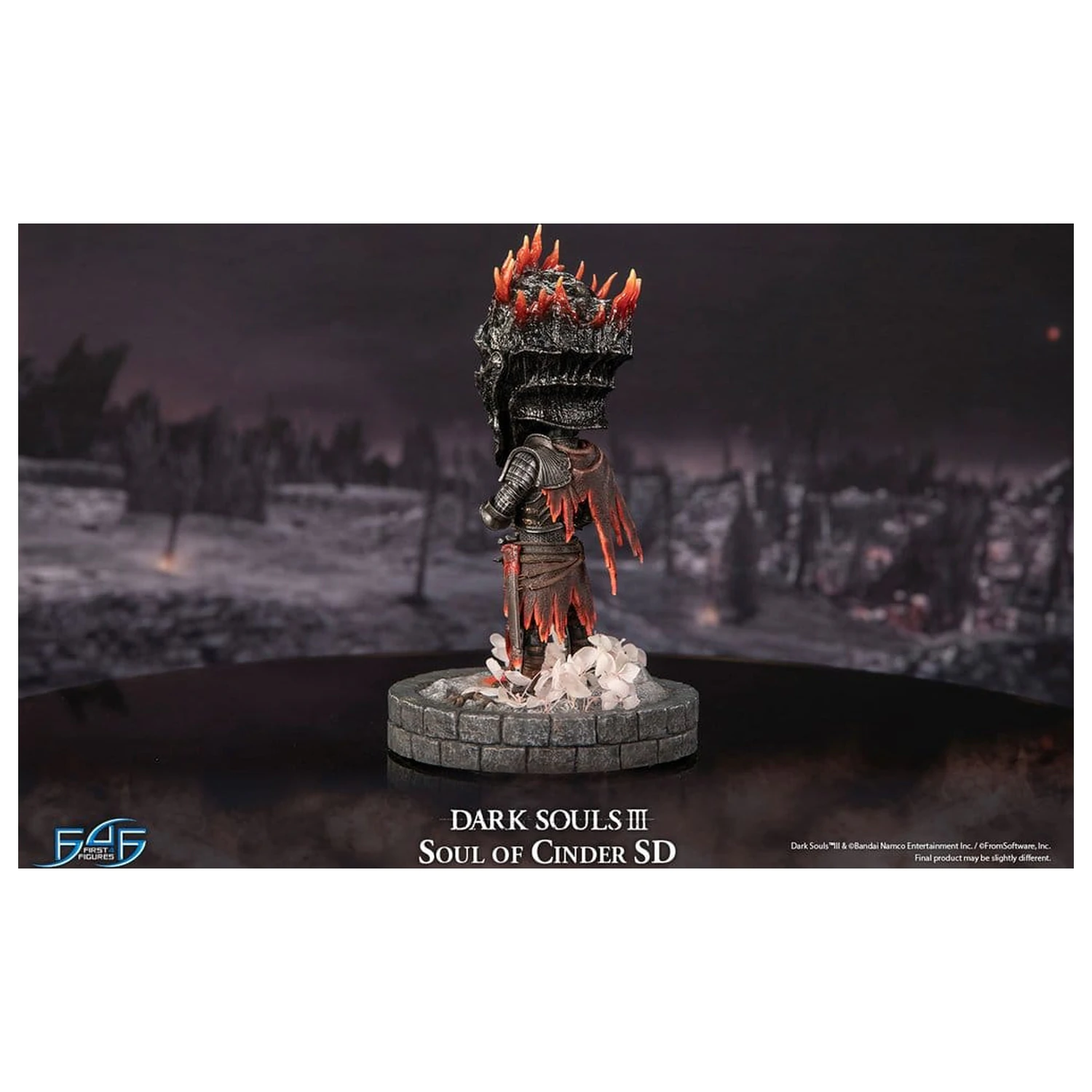 Dark Souls III Pryskyřicová Socha Soul of Cinder SD 22 cm fotografii produktu
