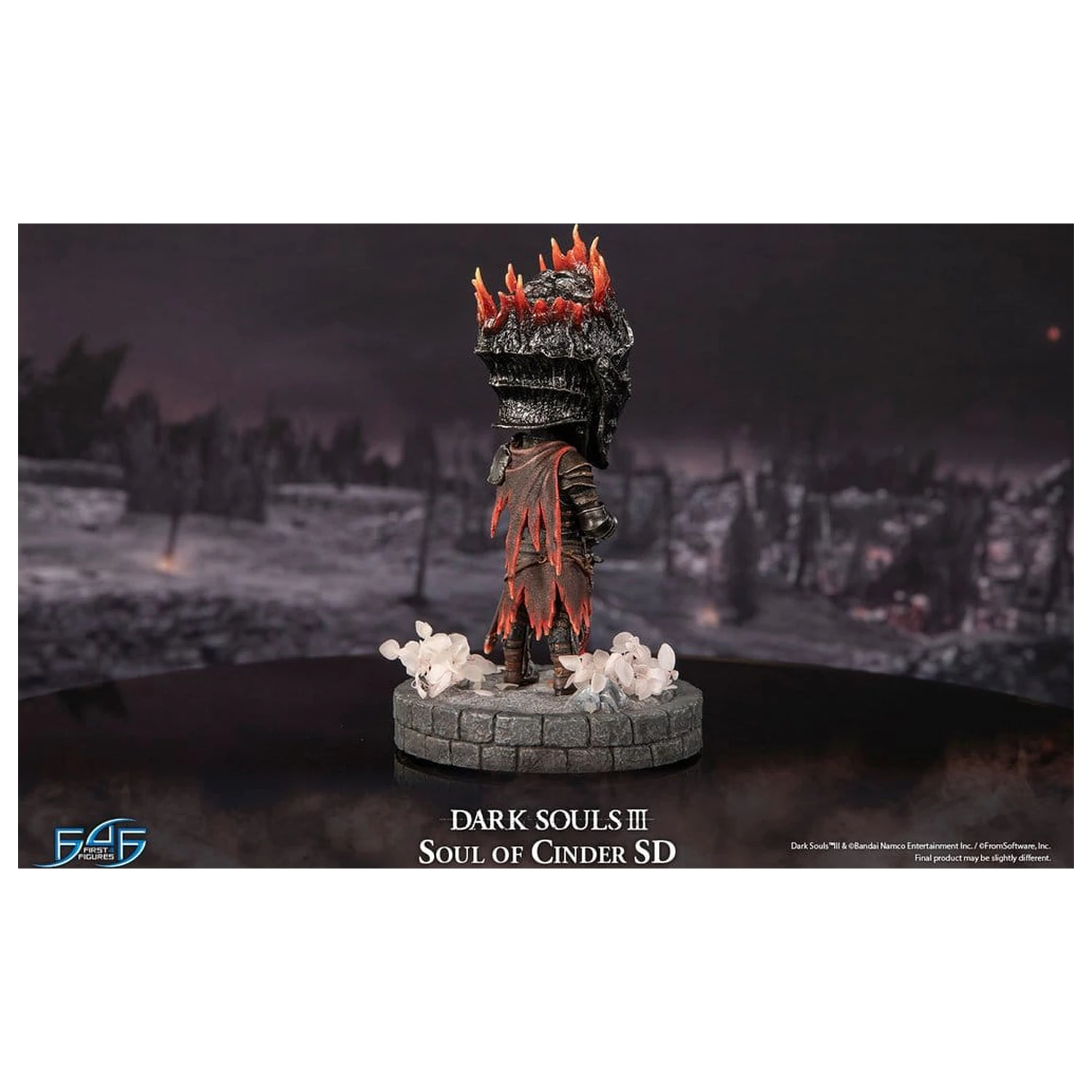 Dark Souls III Pryskyřicová Socha Soul of Cinder SD 22 cm fotografii produktu