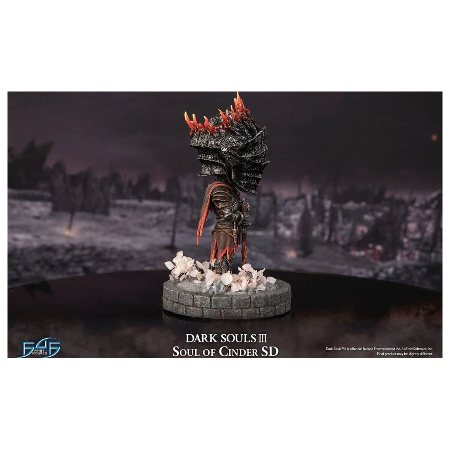 Dark Souls III Pryskyřicová Socha Soul of Cinder SD 22 cm fotografii produktu
