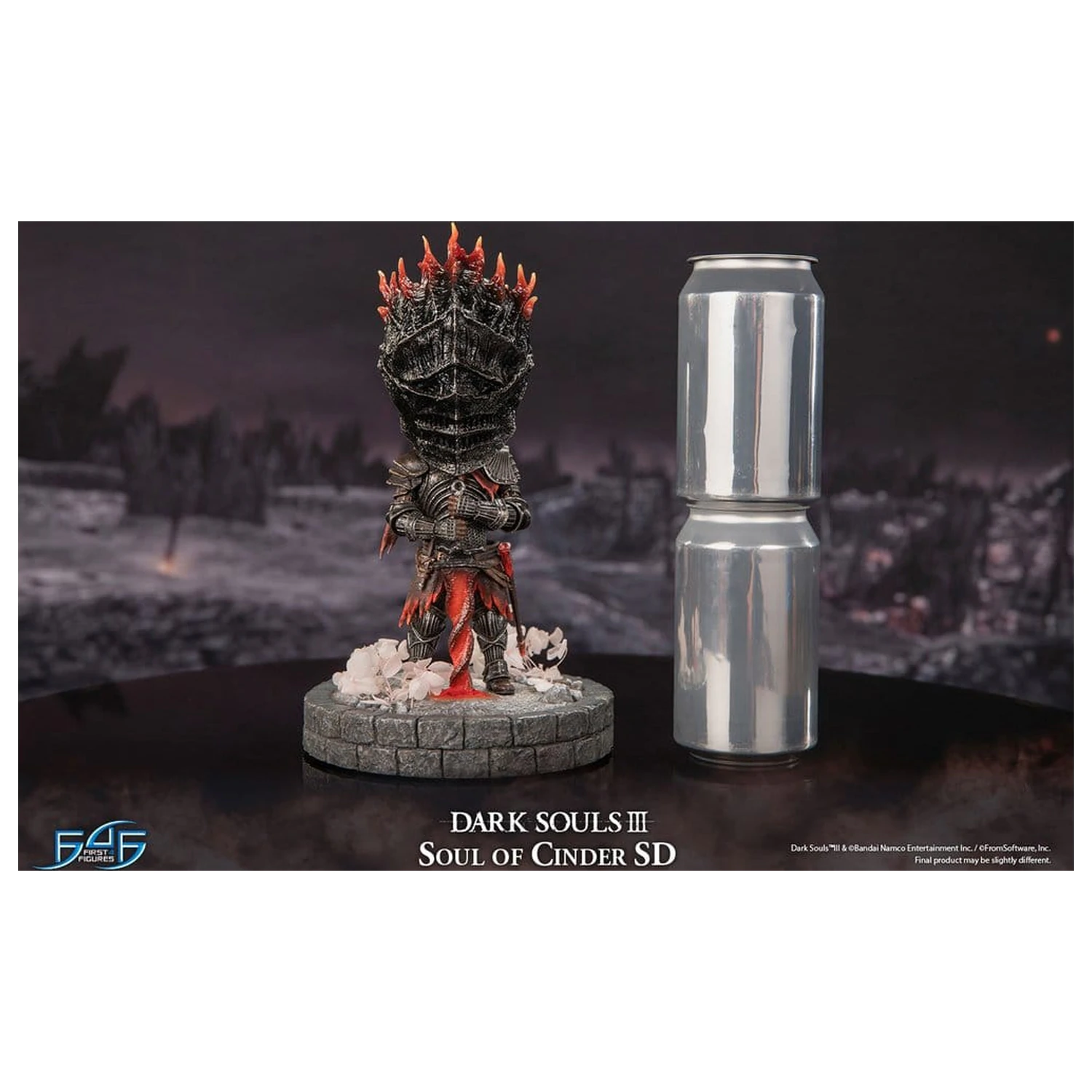 Dark Souls III Pryskyřicová Socha Soul of Cinder SD 22 cm fotografii produktu